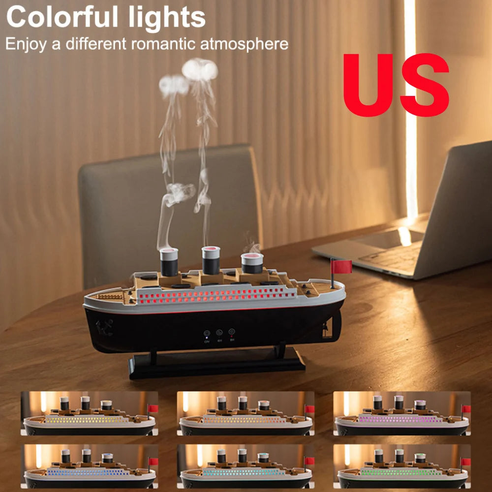 Rain Cloud Car Air Humidifier Water Drip Micro Landscape Cool Mist Humidifier 7 Night Light Essential Oil Diffuser for Bedroom