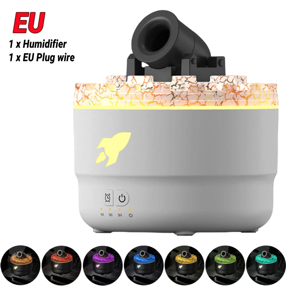 Rain Cloud Car Air Humidifier Water Drip Micro Landscape Cool Mist Humidifier 7 Night Light Essential Oil Diffuser for Bedroom